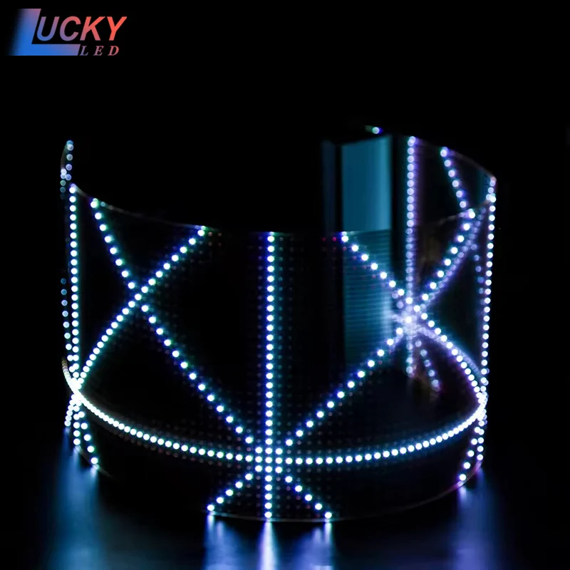 High Brightness Self-Adhesive LED Screen Multiple Pixel Spacing Flexible and Transparent for Shopping Mall Use 
High Brightness Self-Adhesive LED Screen Multiple Pixel Spacing Flexible and Transparent for Shopping Mall Use