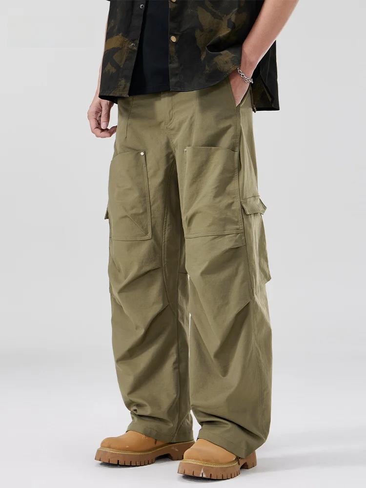 Хаки десантник рабочая одежда брюки мужские свободные прямые брюки летние функциональные брюки с несколькими карманами широкие повседневные брюки
Хаки десантник рабочая одежда брюки мужские свободные прямые брюки летние функциональные брюки с несколькими карманами широкие повседневные брюки