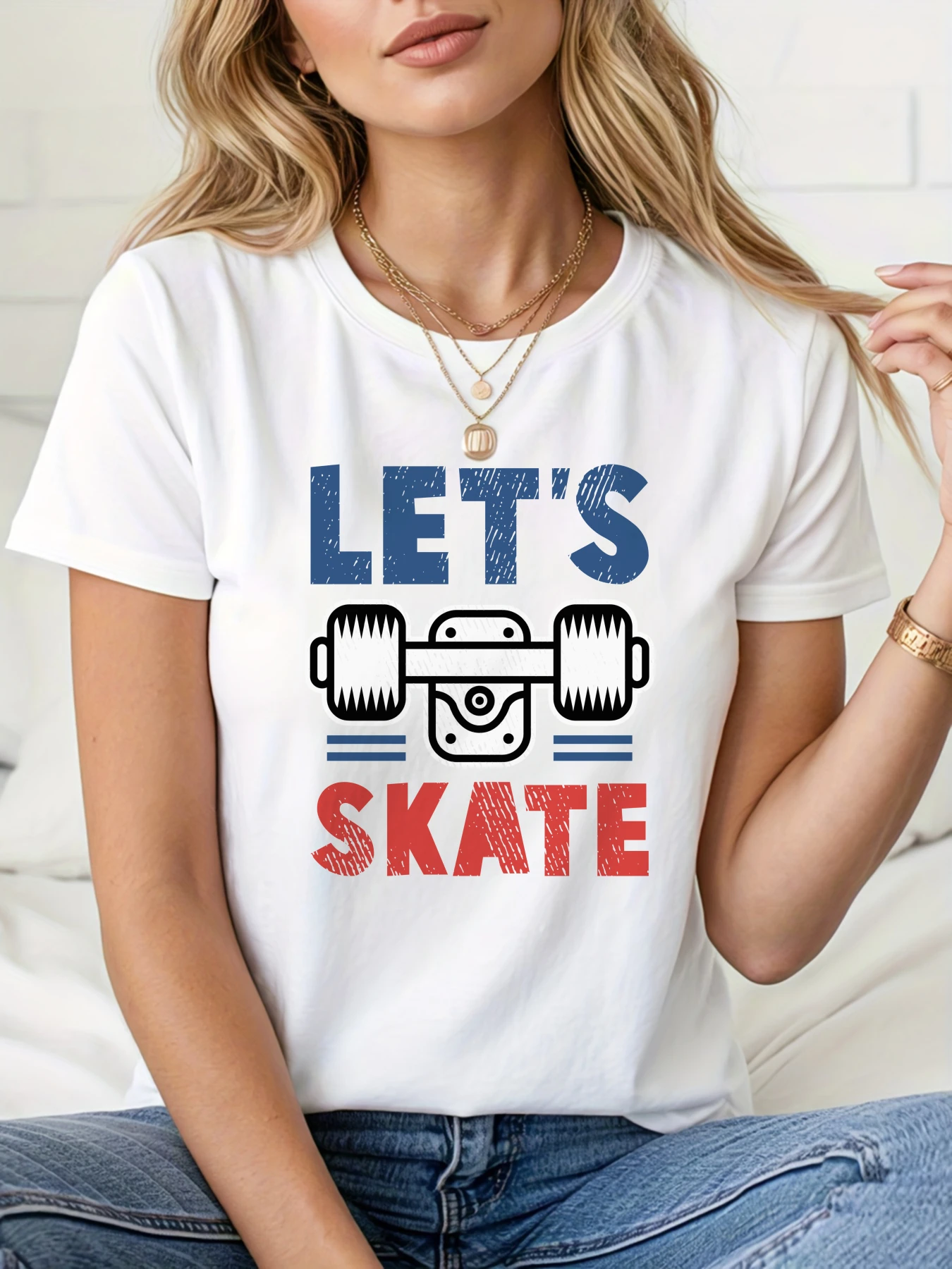 2025 Summer Casual and Comfortable adult women's printed short-sleeved T-shirt, pure cotton round-neck T-shirt
2025 Summer Casual and Comfortable adult women's printed short-sleeved T-shirt, pure cotton round-neck T-shirt
