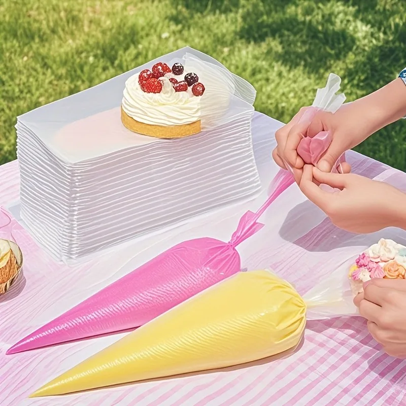 100-Pack Disposable Piping Bags,Bulk Icing Bags for Cake Decorating. Save Money&Meet Long-Term Baking Needs! Durable&Leakproof.
100-Pack Disposable Piping Bags,Bulk Icing Bags for Cake Decorating. Save Money&Meet Long-Term Baking Needs! Durable&Leakproof.