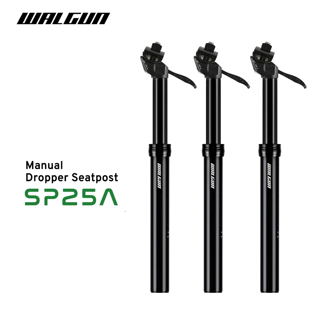 WALGUN Bicycle Seat Post Dropper for Mtb 27.2/30.9/31.6mm Bike Suspension Seatpost Mtb Telescopic Seatpost with Shock Absorber
WALGUN Bicycle Seat Post Dropper for Mtb 27.2/30.9/31.6mm Bike Suspension Seatpost Mtb Telescopic Seatpost with Shock Absorber