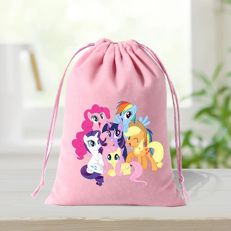 My Little Pony Drawstring Pouch Anime Character Print Storage Bags Kawaii Portable Party Candy Gift Storage Bag Cartoon Handbags
My Little Pony Drawstring Pouch Anime Character Print Storage Bags Kawaii Portable Party Candy Gift Storage Bag Cartoon Handbags