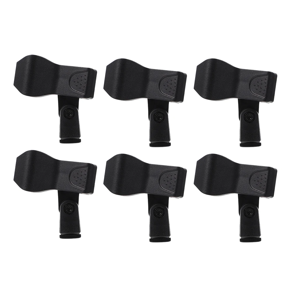6pcs Microphone Clips Durable Universal Adjustable Holder Easy Install Fits Most Microphones Plastic Mic Stand Clip
6pcs Microphone Clips Durable Universal Adjustable Holder Easy Install Fits Most Microphones Plastic Mic Stand Clip