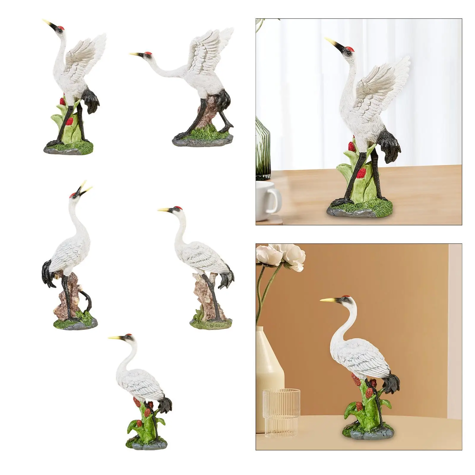 Crane Statue Animal Figurine,Resin Ornament Garden Sculpture Yard Decoration for
Crane Statue Animal Figurine,Resin Ornament Garden Sculpture Yard Decoration for