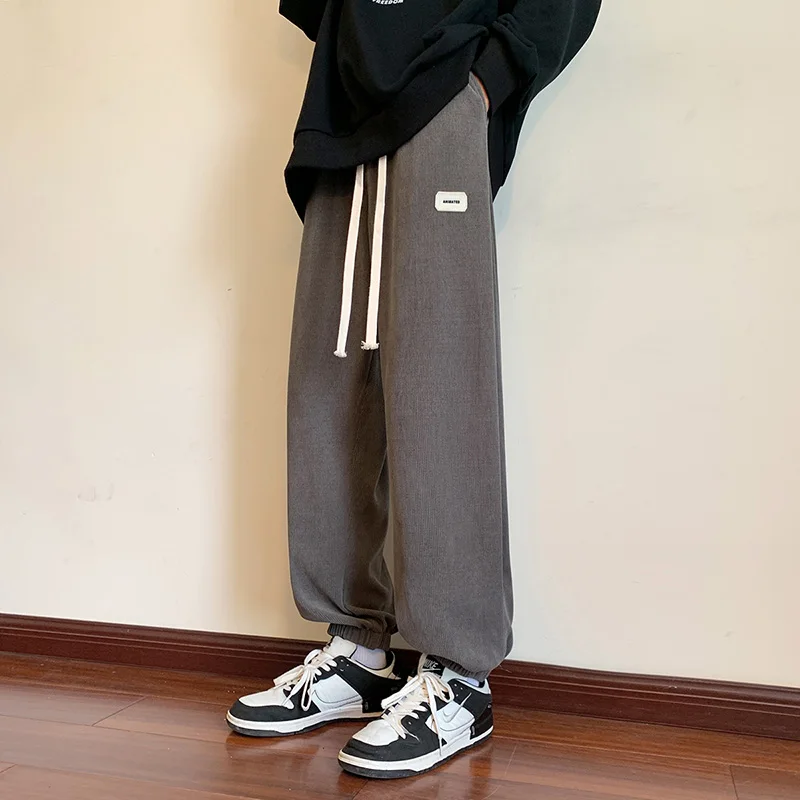 Winter Students Youth Comfortable Knit Pants Climbing Mountain Jogging Pants Solid Color Trousers Warm Fleece Sweatpants for Men
Winter Students Youth Comfortable Knit Pants Climbing Mountain Jogging Pants Solid Color Trousers Warm Fleece Sweatpants for Men