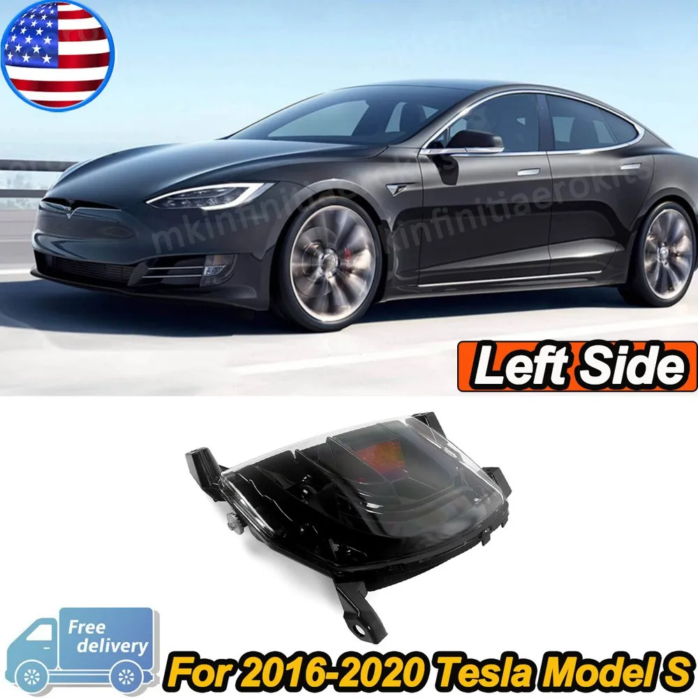 Подходит для Tesla Model S, передняя левая сторона, светодиодная противотуманная фара водителя 2016 2017 2018 2019 2020, дневные ходовые огни, противотуманная фара, замена накладки
Подходит для Tesla Model S, передняя левая сторона, светодиодная противотуманная фара водителя 2016 2017 2018 2019 2020, дневные ходовые огни, противотуманная фара, замена накладки