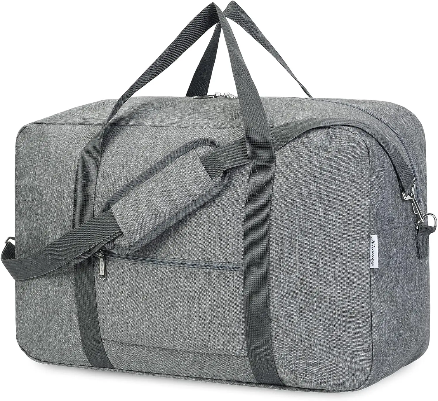 Foldable Carry-On Duffle Bag 40L Airline Approved Packable Travel Luggage for Women Men Grey
Foldable Carry-On Duffle Bag 40L Airline Approved Packable Travel Luggage for Women Men Grey