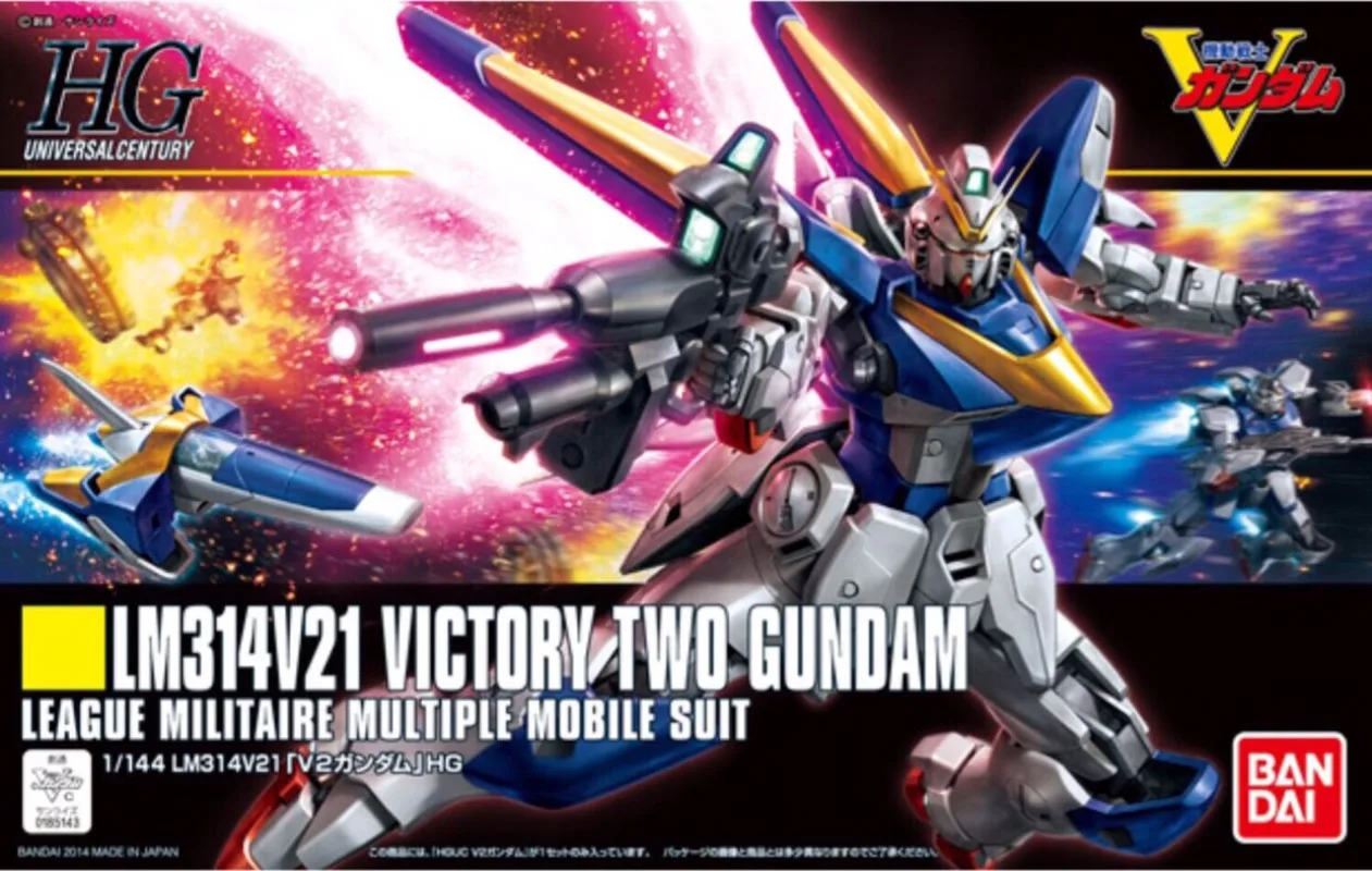 Bandai HGUC 169 1/144 LM314V21 V2 Gundam Victory 2 Gunpla Model Kit
Bandai HGUC 169 1/144 LM314V21 V2 Gundam Victory 2 Gunpla Model Kit
