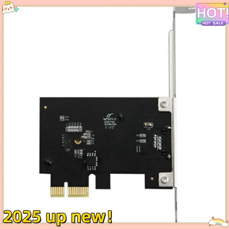 Сетевая карта 2,5G PCI-E к RJ45, бесступенчатая сетевая карта Ethernet, 2500 Мбит/с, 2,5 Гбит/с для ПК
Сетевая карта 2,5G PCI-E к RJ45, бесступенчатая сетевая карта Ethernet, 2500 Мбит/с, 2,5 Гбит/с для ПК