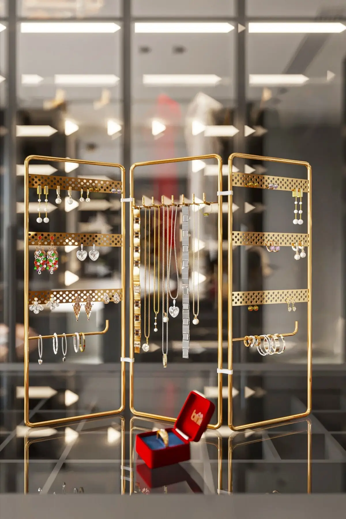 Jewelry Organizer Jewelry Organizer Box Decorative Jewelry Stand 3 Piece Necklace Ring Earring Jewelry
Jewelry Organizer Jewelry Organizer Box Decorative Jewelry Stand 3 Piece Necklace Ring Earring Jewelry