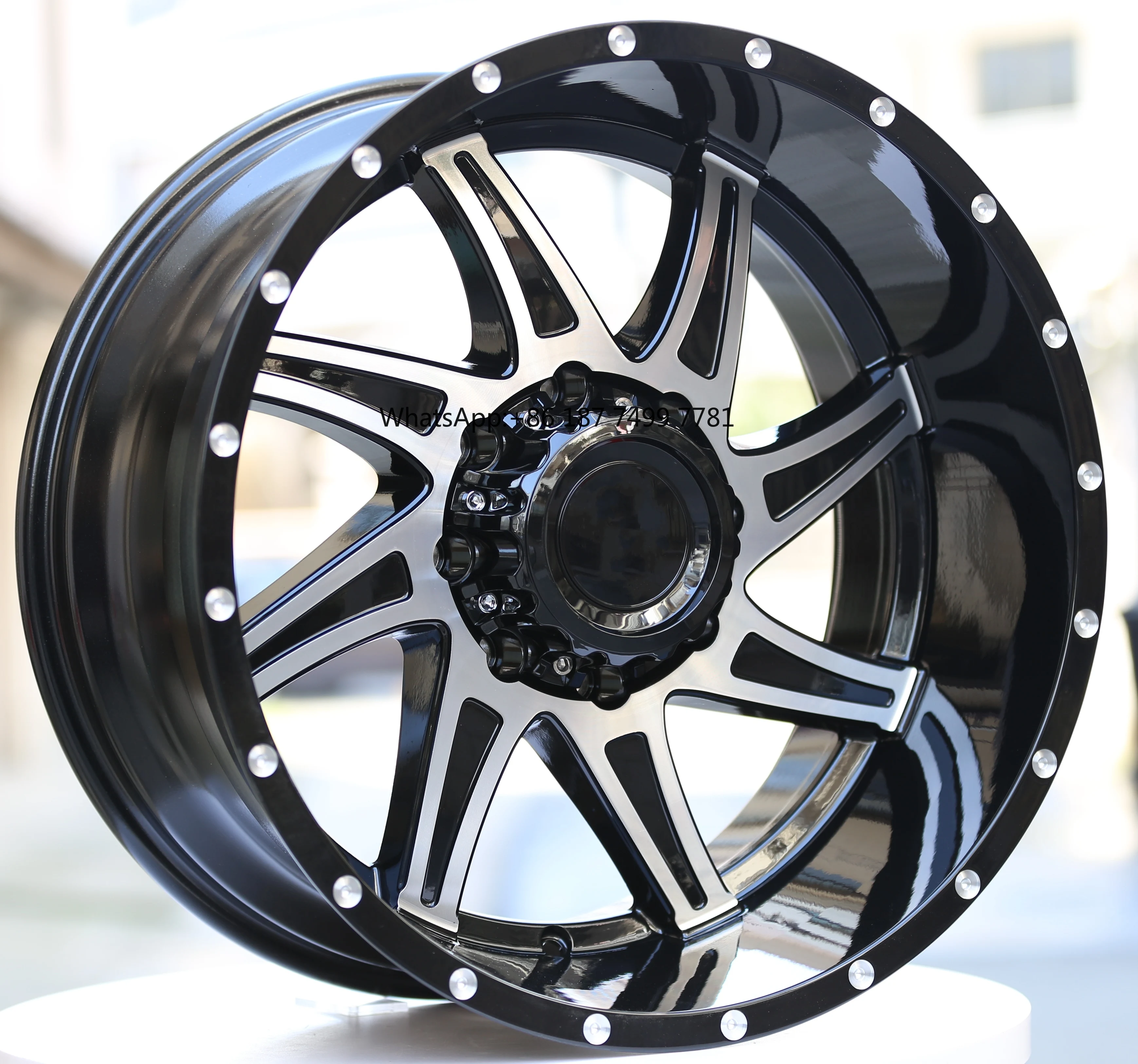 Upgrade 20\" 22\" 24\" Aluminum Alloy Off-Road Wheels for Pickup & SUV 5x127 5x139.7 5x150 6x135 6x139.7 8x165.1 Modifica
Upgrade 20\" 22\" 24\" Aluminum Alloy Off-Road Wheels for Pickup & SUV 5x127 5x139.7 5x150 6x135 6x139.7 8x165.1 Modifica