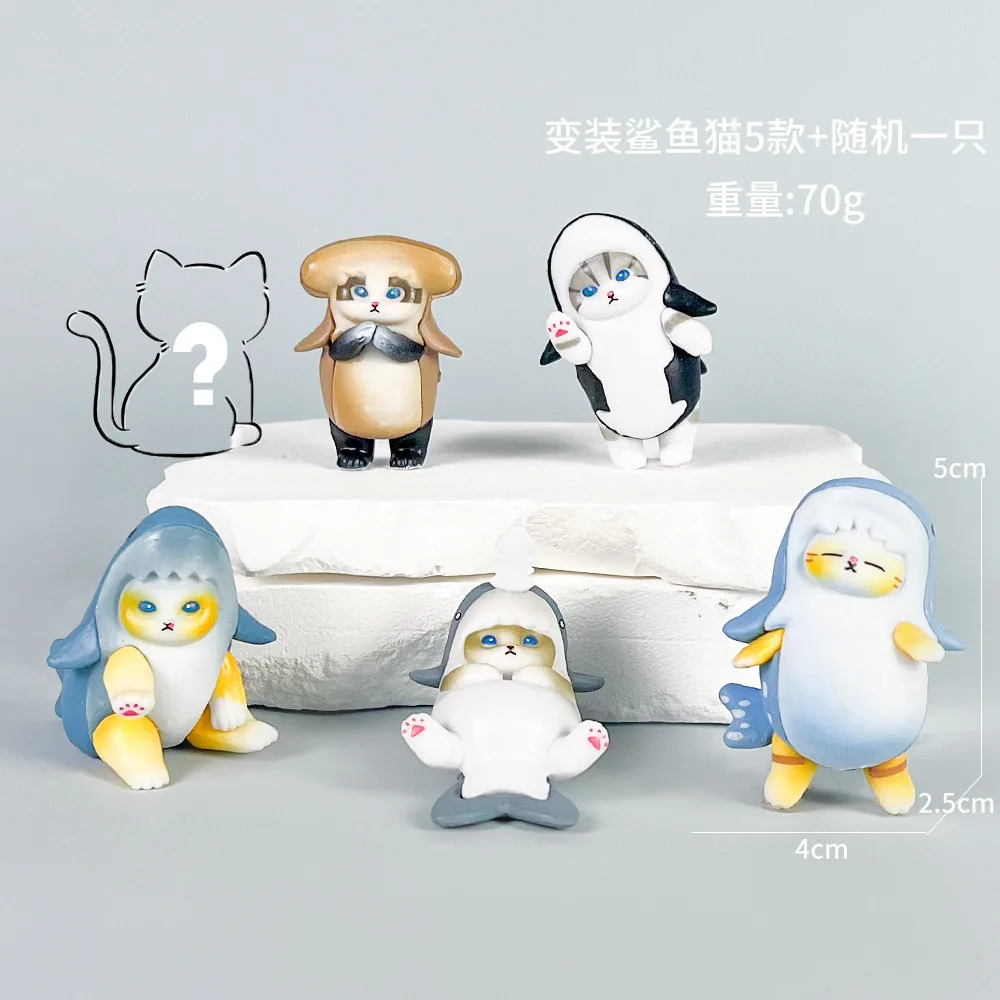 Новый Fushan Cat Shark Cat слепая коробка ручной работы аниме кукла рыба монстр кошка переодевание милый мультяшный орнамент подарок
Новый Fushan Cat Shark Cat слепая коробка ручной работы аниме кукла рыба монстр кошка переодевание милый мультяшный орнамент подарок