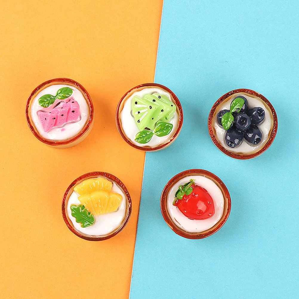 18 Pcs Fruit Cakes Simulated Cream Realistic Artificial Dessert Miniature Model Fake
18 Pcs Fruit Cakes Simulated Cream Realistic Artificial Dessert Miniature Model Fake