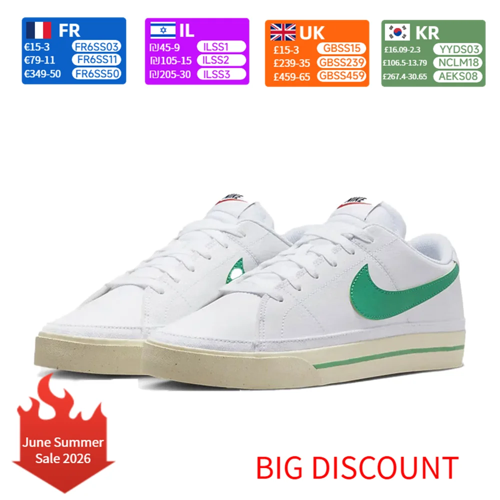 Nike Court Legacy men's Sneakers Classic Design Comfort Cushioned Durable Support for Casual Everyday Wear FN4292-100
Nike Court Legacy men's Sneakers Classic Design Comfort Cushioned Durable Support for Casual Everyday Wear FN4292-100