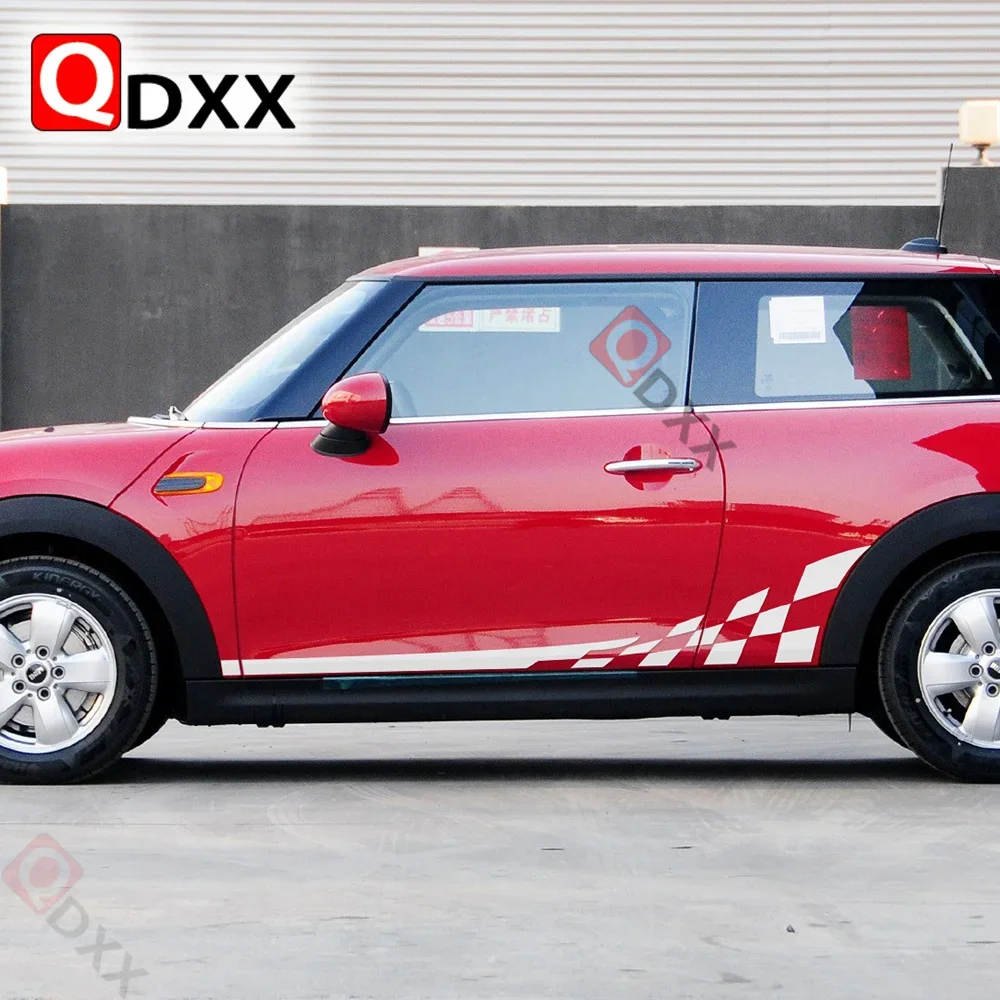 2 pieces of Car Styling Racing Lattice Door Side Stripes Skirt Body Decal Stickers for BMW MINI Cooper F56 2014-2015 Accessories
2 pieces of Car Styling Racing Lattice Door Side Stripes Skirt Body Decal Stickers for BMW MINI Cooper F56 2014-2015 Accessories