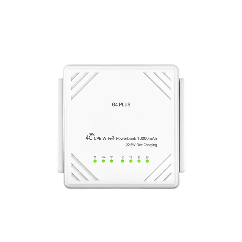 Портативный CPE-роутер AU61-G4 Plus 4G Wi-Fi 6 с аккумулятором 10000 мАч, быстрой зарядкой 22.5 Вт, функцией Power Bank 2-в-1, скорость до 300 Мбит/с
Портативный CPE-роутер AU61-G4 Plus 4G Wi-Fi 6 с аккумулятором 10000 мАч, быстрой зарядкой 22.5 Вт, функцией Power Bank 2-в-1, скорость до 300 Мбит/с