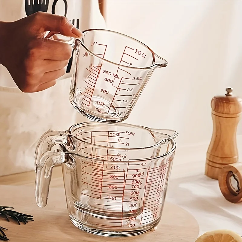 Microwave Safe High Temp Resistant Glass Measuring Cup With Scale Handle - For Baking Cooking Kitchen | 24-hour Shipping
Microwave Safe High Temp Resistant Glass Measuring Cup With Scale Handle - For Baking Cooking Kitchen | 24-hour Shipping