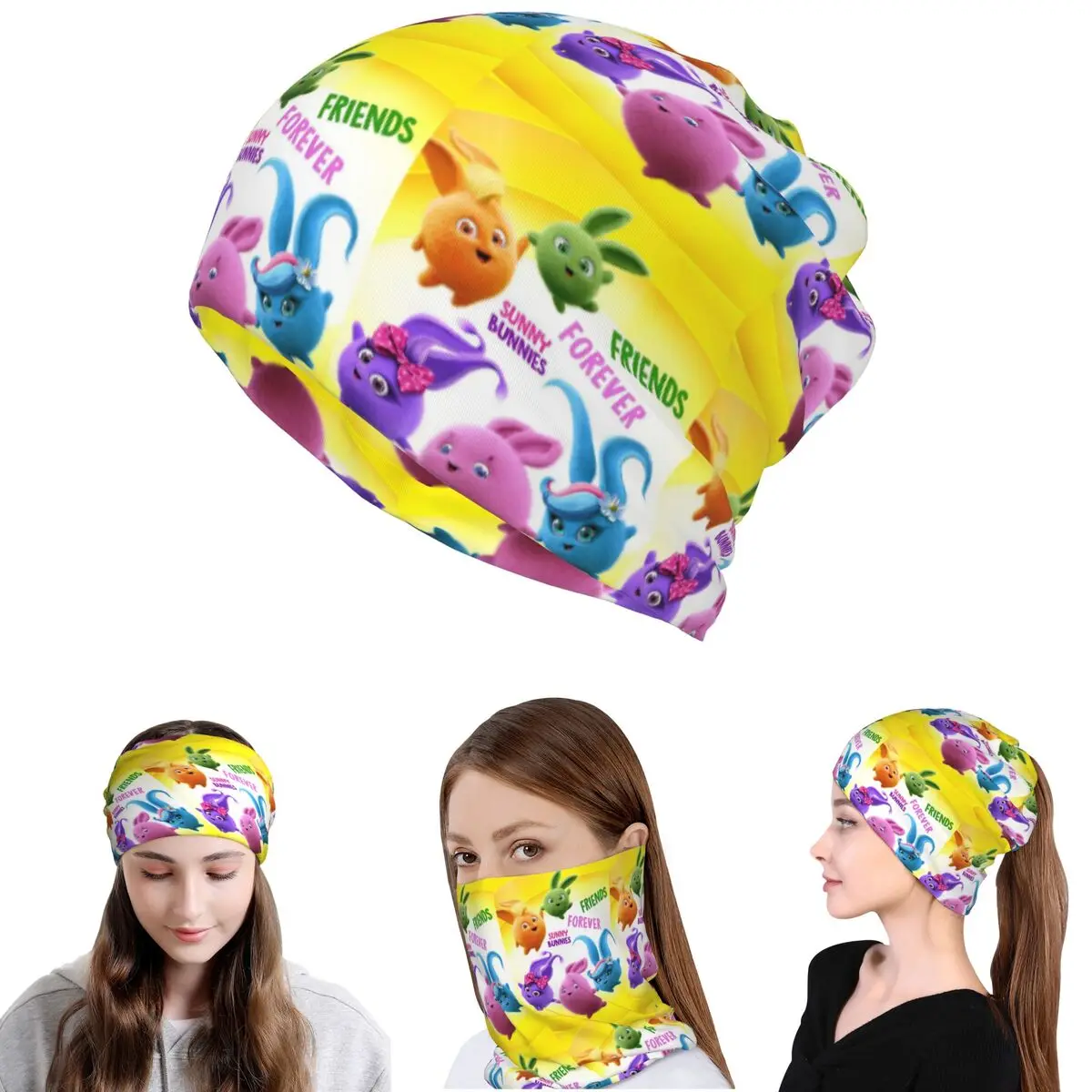 Sunny Bunnies Anime Cartoon Bandana Neck Gaiter Wrap Mask Scarf Multi-use Balaclava Beanies Hat for Men Women Adult All Season
Sunny Bunnies Anime Cartoon Bandana Neck Gaiter Wrap Mask Scarf Multi-use Balaclava Beanies Hat for Men Women Adult All Season