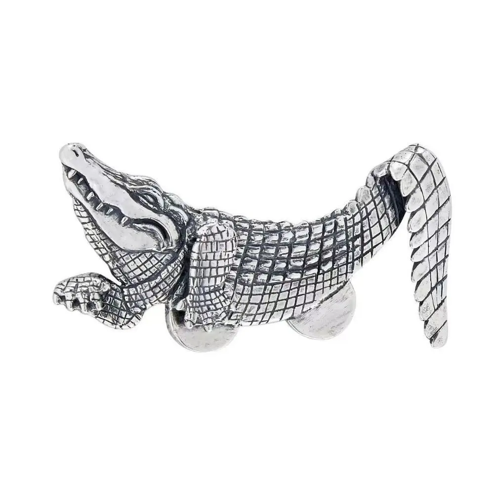 Retro Traditional Animal Shaped Brooch Crocodile Pattern Tiger Shape Collar Button Decoration Punk Fashion Heavy Duty
Retro Traditional Animal Shaped Brooch Crocodile Pattern Tiger Shape Collar Button Decoration Punk Fashion Heavy Duty