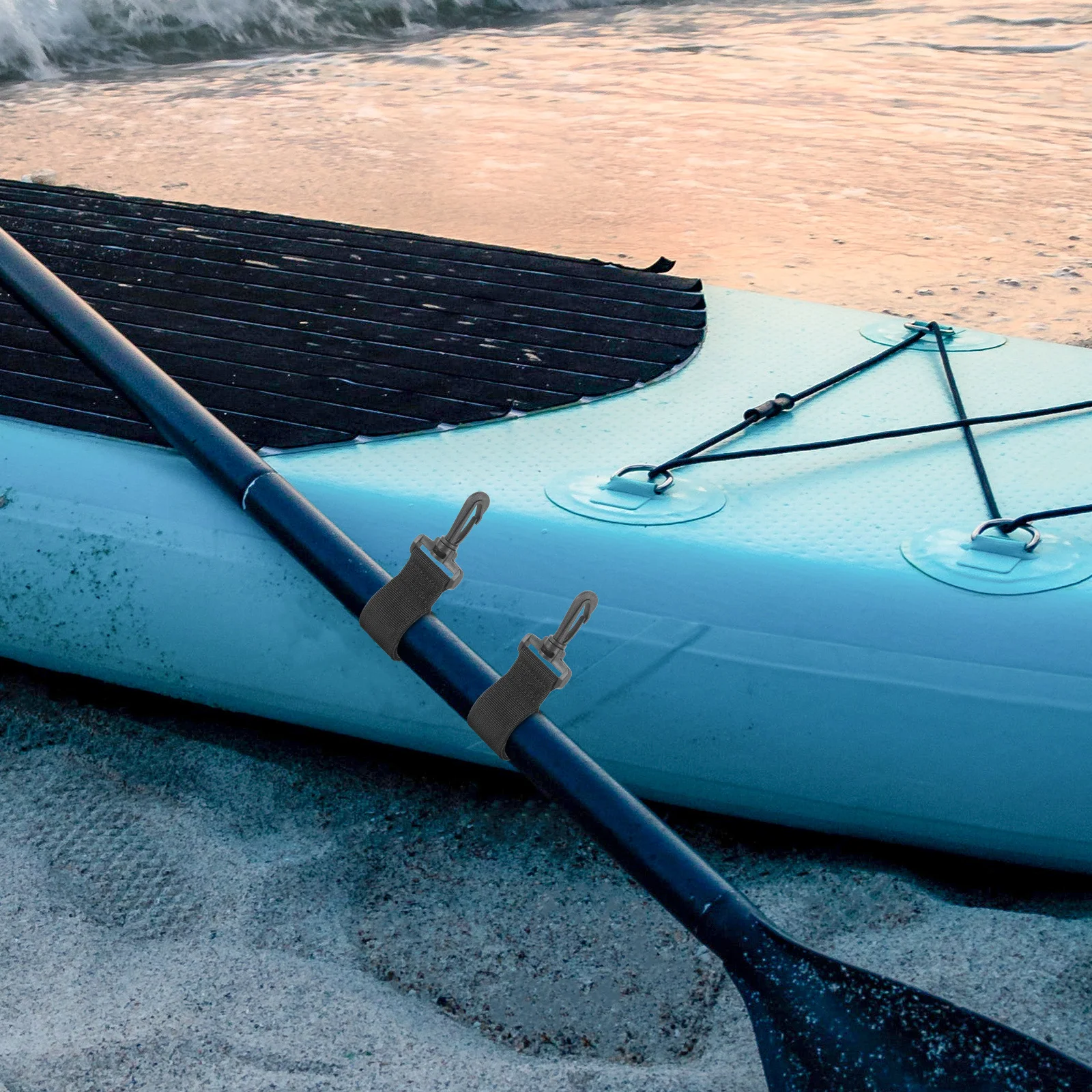 2Pcs Paddle Holder for Kayak Universal Paddle Fixing Straps Smooth Nylon Buckle Quick-Release Design Ideal for Inflatable Kayaks
2Pcs Paddle Holder for Kayak Universal Paddle Fixing Straps Smooth Nylon Buckle Quick-Release Design Ideal for Inflatable Kayaks