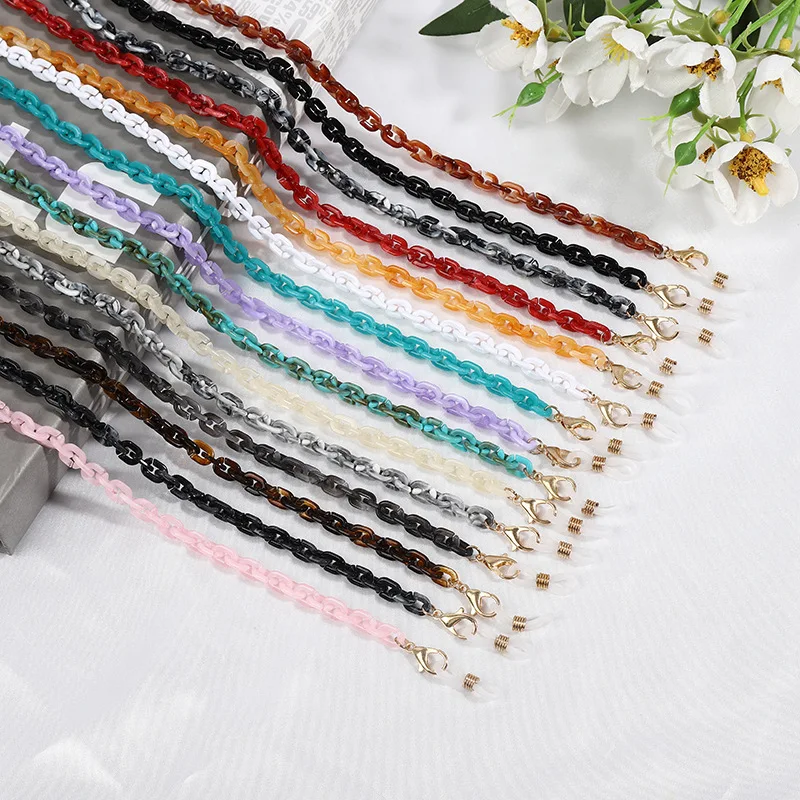 Bohemia Acrylic Reading Glasses Chain Women Resin Sunglasses Hold Cords Face Mask Chains Lanyard Masks Hang Necklace Straps Rope
Bohemia Acrylic Reading Glasses Chain Women Resin Sunglasses Hold Cords Face Mask Chains Lanyard Masks Hang Necklace Straps Rope