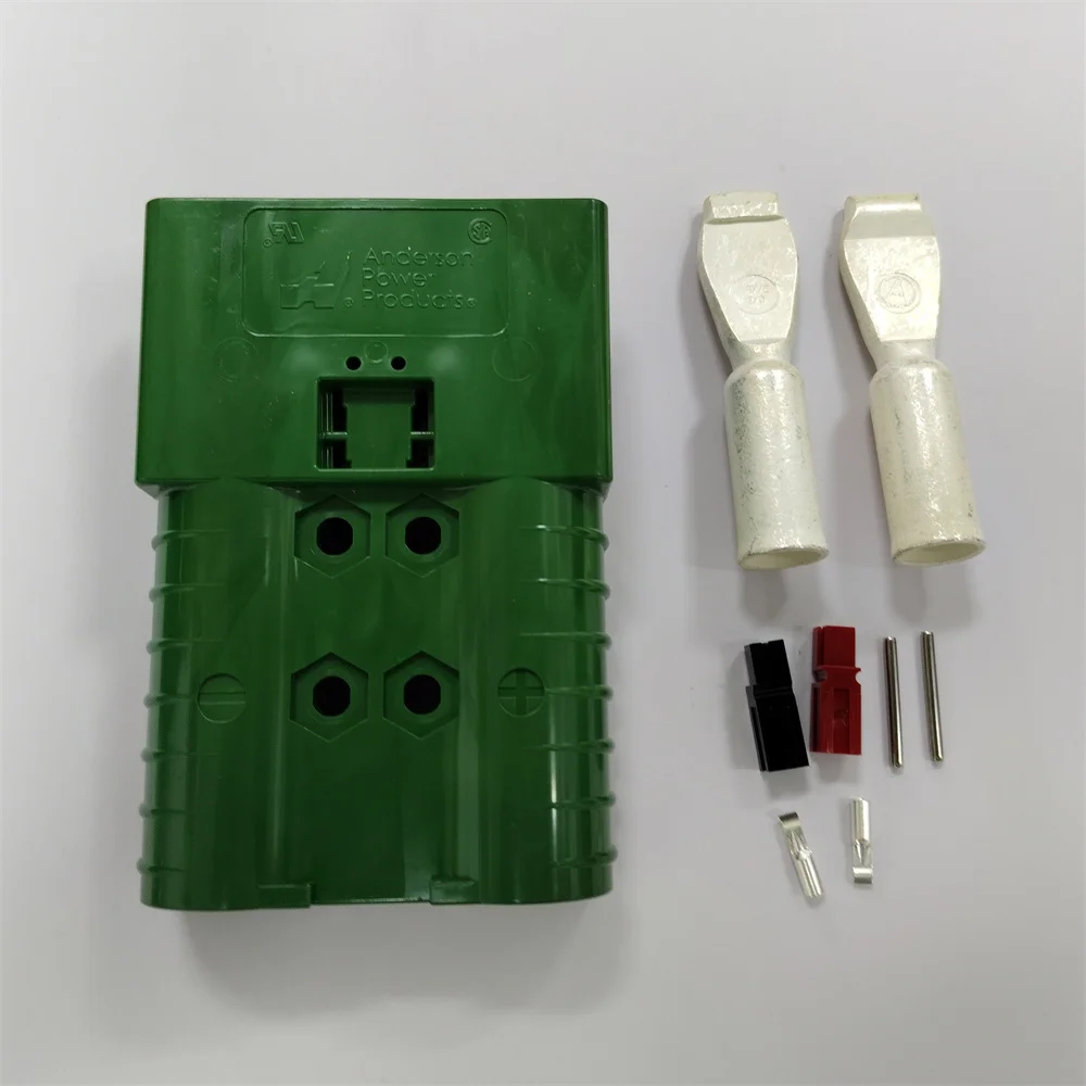 Power Connector Green E6348G1 SBE320 320A 600V with # 2/0 67.4 mm Contacts & Auxiliary Contacts Battery Plug Socket 320 Amp
Power Connector Green E6348G1 SBE320 320A 600V with # 2/0 67.4 mm Contacts & Auxiliary Contacts Battery Plug Socket 320 Amp