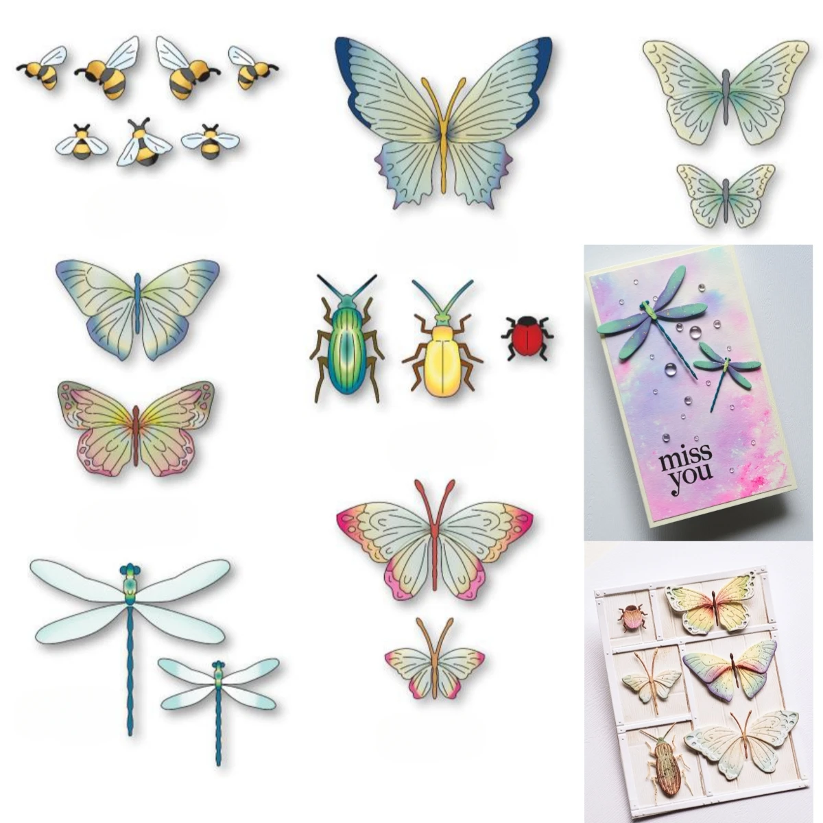 2024 New Beetles Dragonfly Butterfly Metal Cutting Dies for DIY Decorating Scrapbook Paper Card Album Embossing Craft Cut Die
2024 New Beetles Dragonfly Butterfly Metal Cutting Dies for DIY Decorating Scrapbook Paper Card Album Embossing Craft Cut Die