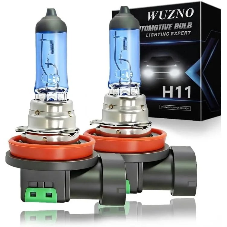 H11 Halogen Headlight Bulbs 12V 55W 5000K White Super Bright High/Low Beam Fog Light for Cars
H11 Halogen Headlight Bulbs 12V 55W 5000K White Super Bright High/Low Beam Fog Light for Cars