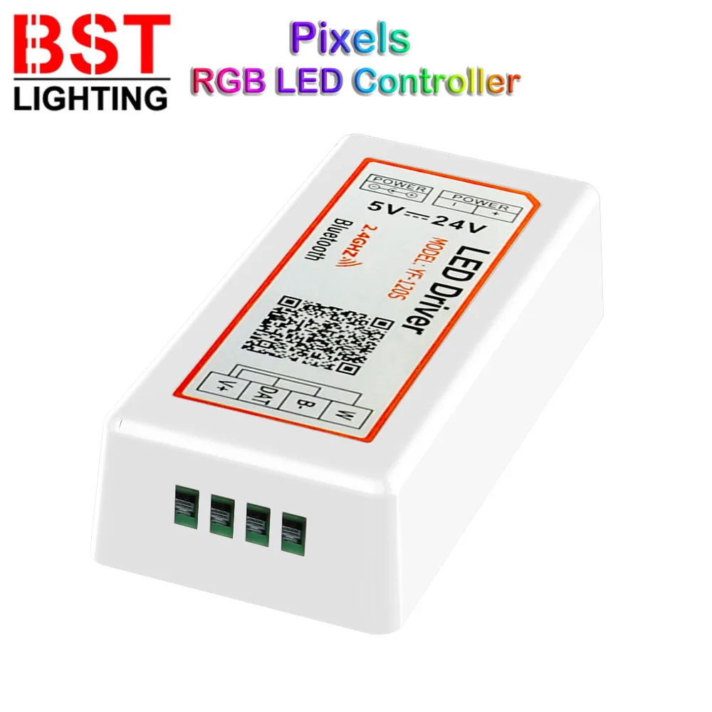 WS2812B WS2811 WS2815 RGB Music LED Controller 3Pin Strip Driver And 2Pin Single Color LED Dimmer Bluetooth APP Control 5-24V
WS2812B WS2811 WS2815 RGB Music LED Controller 3Pin Strip Driver And 2Pin Single Color LED Dimmer Bluetooth APP Control 5-24V