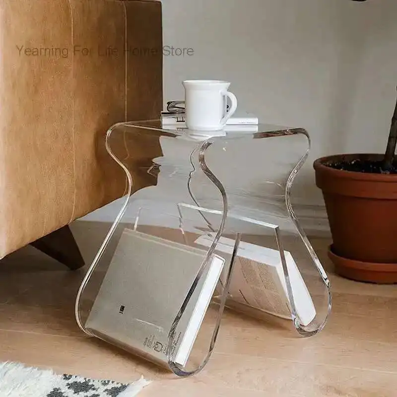 Transparent Acrylic Living Room Sofa Side Table Coffee Table Bedroom Bedside Table Living Room Special-shaped Coffee Tables
Transparent Acrylic Living Room Sofa Side Table Coffee Table Bedroom Bedside Table Living Room Special-shaped Coffee Tables