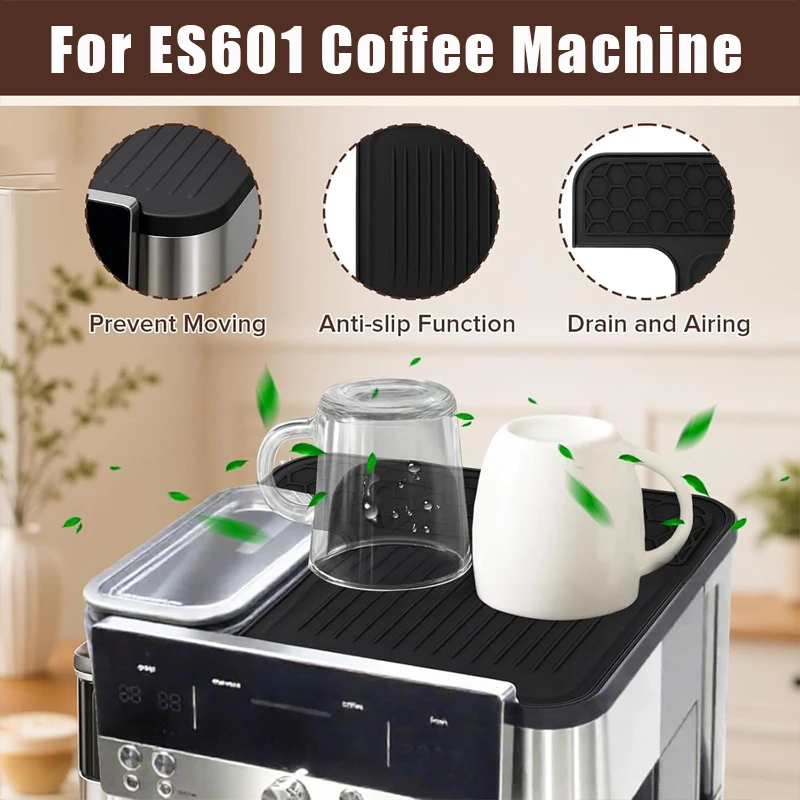 Silicone Mat for Cafe Espresso Machine For ES601 ES701 Top Protection Non Slip Heat Resistant Easy to Clean Black Grey
Silicone Mat for Cafe Espresso Machine For ES601 ES701 Top Protection Non Slip Heat Resistant Easy to Clean Black Grey