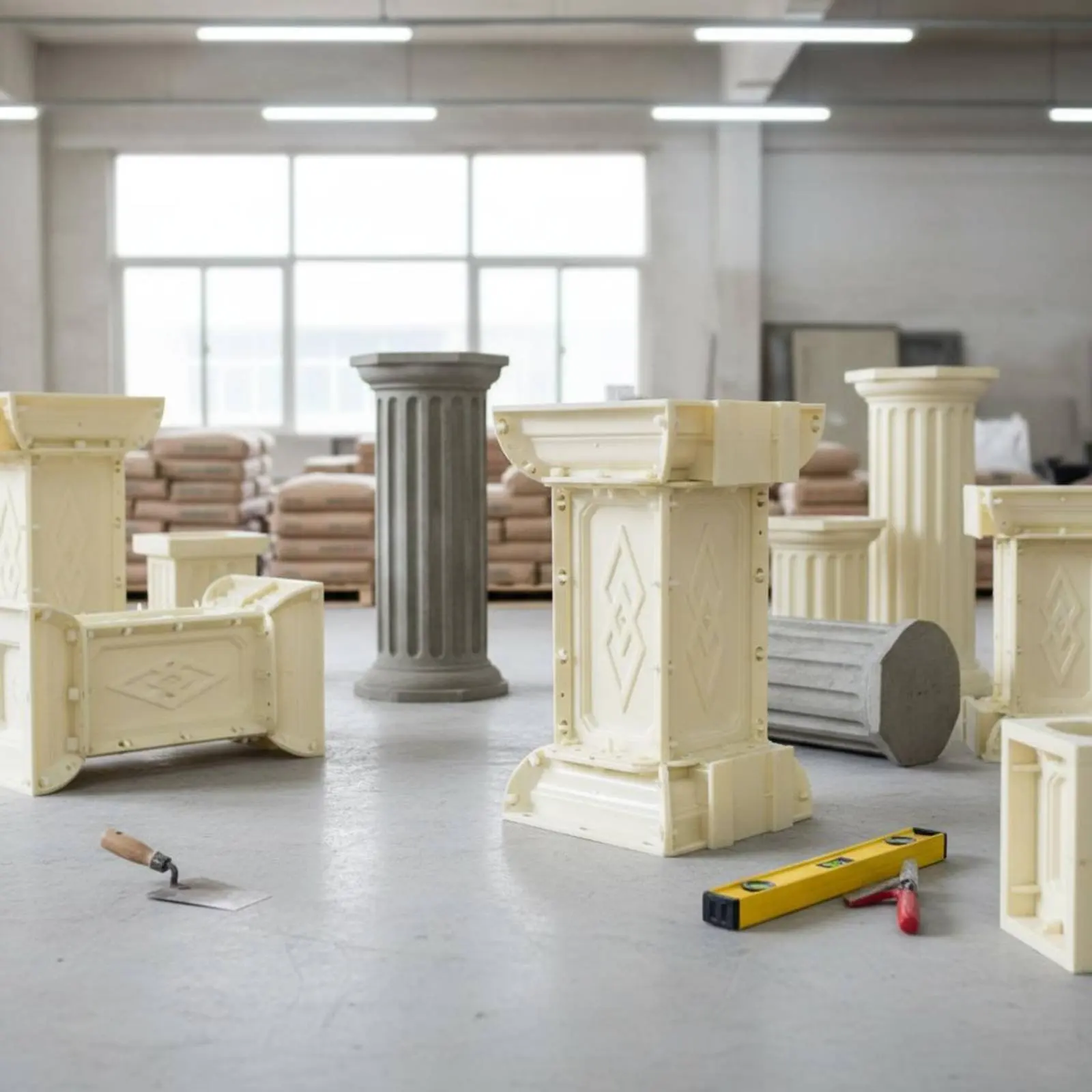 Roman Column Form Reusable Plastic Balcony Railing Form Cement Fence Form Connectable Design Lightweight for Builders
Roman Column Form Reusable Plastic Balcony Railing Form Cement Fence Form Connectable Design Lightweight for Builders