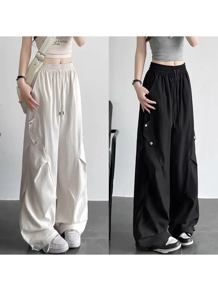 plus Size Quick Dry Work Pants Women Summer High Waist Hip Concealing Slimming Sports Hiking Loose Casual Wide Leg Pants
plus Size Quick Dry Work Pants Women Summer High Waist Hip Concealing Slimming Sports Hiking Loose Casual Wide Leg Pants