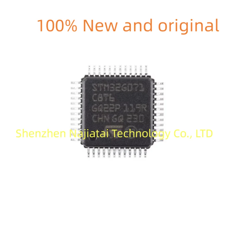 10 шт./лот, 100% новый оригинальный чип STM32G071C8T6 STM32G071 LQFP48
10 шт./лот, 100% новый оригинальный чип STM32G071C8T6 STM32G071 LQFP48