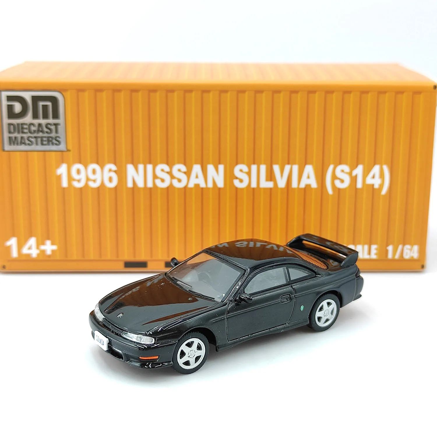 Diecast DM 1/64 Scale 1996 Nissan Silvia S14 Black Right-hand Drive Container Alloy Car Model Collectible Toy Souvenir Display
Diecast DM 1/64 Scale 1996 Nissan Silvia S14 Black Right-hand Drive Container Alloy Car Model Collectible Toy Souvenir Display
