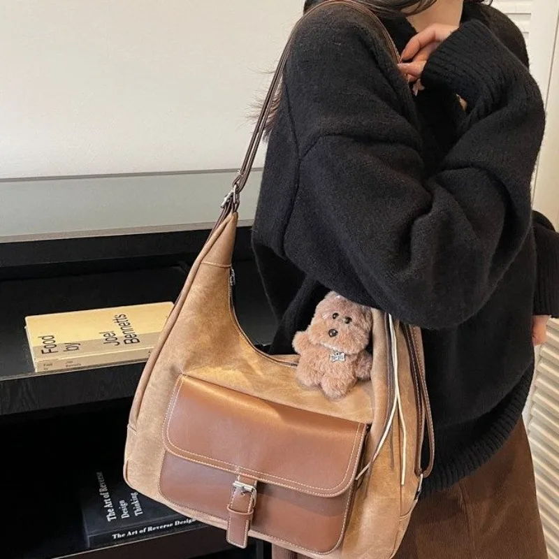 Luxury Tote Messenger Purse Shopper Solid Color Commuter Elegant Leather Diaper Bag For Women Large Capacity Chic Bag
Luxury Tote Messenger Purse Shopper Solid Color Commuter Elegant Leather Diaper Bag For Women Large Capacity Chic Bag