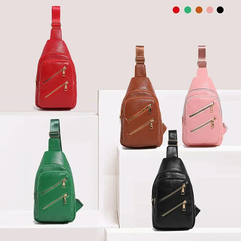 Ladies bag high-end sense simple and versatile women's chest bag double zipper space design crossbody shoulder women's bag
Ladies bag high-end sense simple and versatile women's chest bag double zipper space design crossbody shoulder women's bag