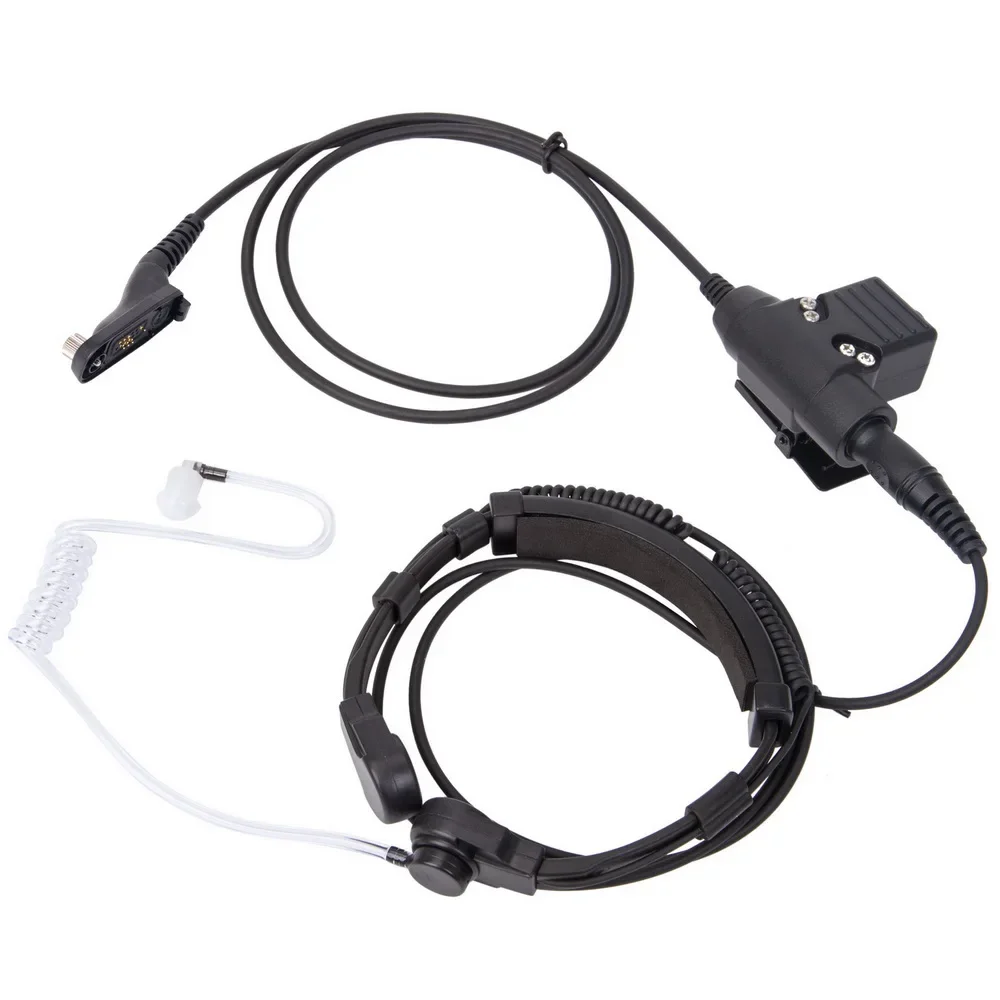 Walkie Talkie Microphone U94 PTT Neck Throat Mic Earpiece Radio Tactical Headset for Motorola MTP850S XIR P8268 P8200
Walkie Talkie Microphone U94 PTT Neck Throat Mic Earpiece Radio Tactical Headset for Motorola MTP850S XIR P8268 P8200