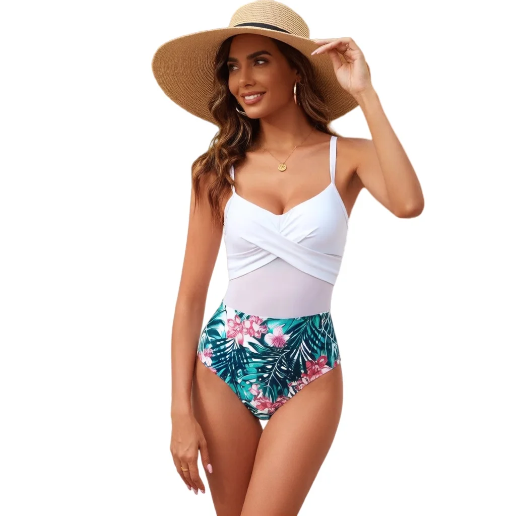 Women One Pieces Swimsuit Low Back Tummy Control Beachwear V-Neck Bathing Suits Female
Women One Pieces Swimsuit Low Back Tummy Control Beachwear V-Neck Bathing Suits Female