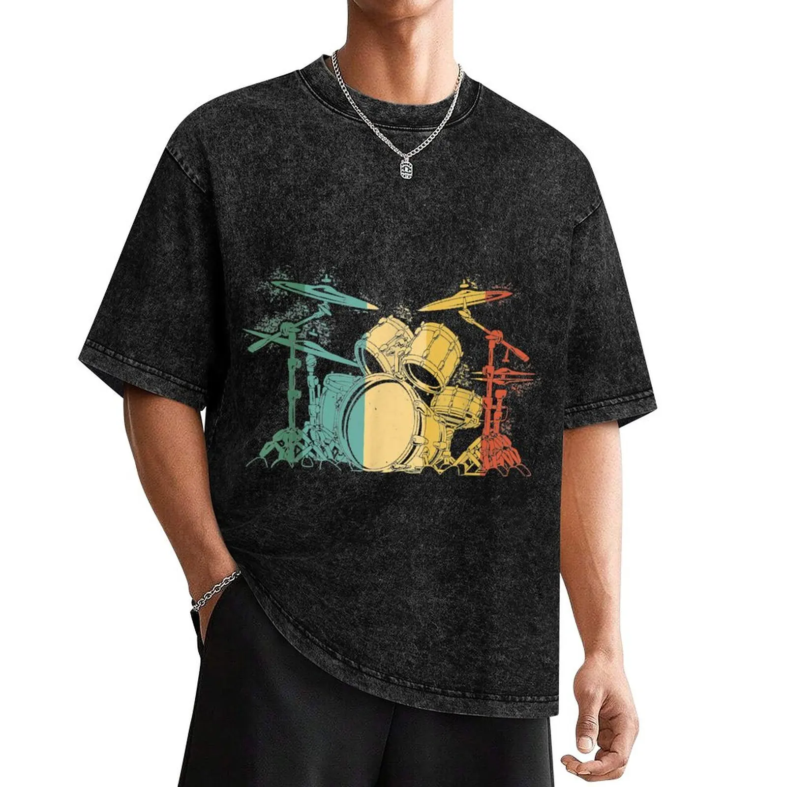 Drummer Retro Vintage Drum Set Drumset Drummers Men Drumming T-Shirt anime stuff designer shirts men clothings
Drummer Retro Vintage Drum Set Drumset Drummers Men Drumming T-Shirt anime stuff designer shirts men clothings
