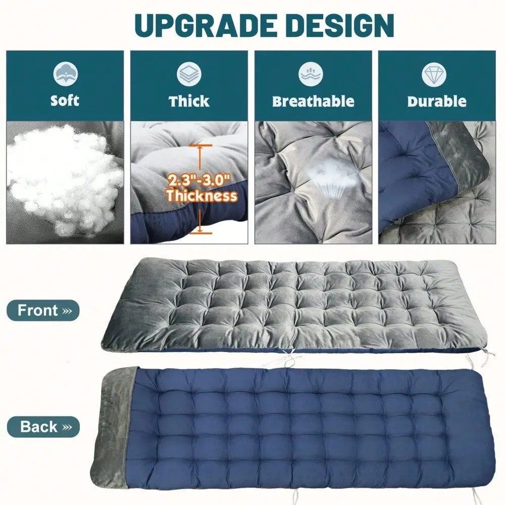 Outdoor Bed Folding Camping Cot 4D Pillow Mattress 2.33Thickened Adult
Outdoor Bed Folding Camping Cot 4D Pillow Mattress 2.33Thickened Adult