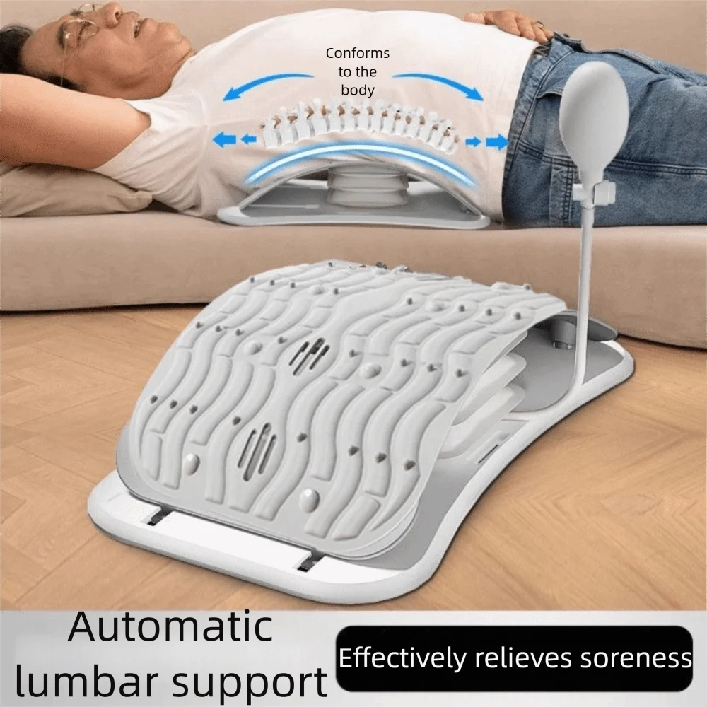 Adjustable Height Lumbar Support Cushion Acupressure Points Ergonomic Design Back Stretcher Strong Load-Bearing Comfortable
Adjustable Height Lumbar Support Cushion Acupressure Points Ergonomic Design Back Stretcher Strong Load-Bearing Comfortable