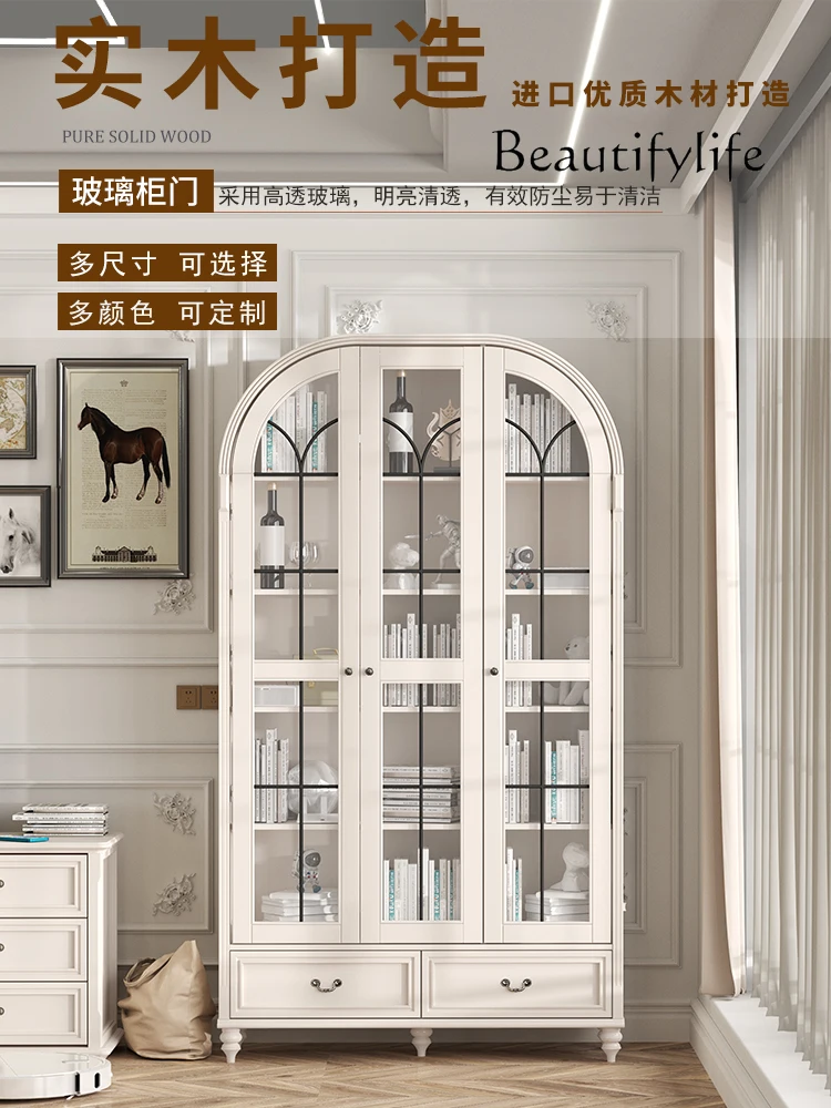Solid Wood American Cream Style Light Luxury Display Wine Cabinet Living Room Dustproof Hand Office Storage Cabinet
Solid Wood American Cream Style Light Luxury Display Wine Cabinet Living Room Dustproof Hand Office Storage Cabinet
