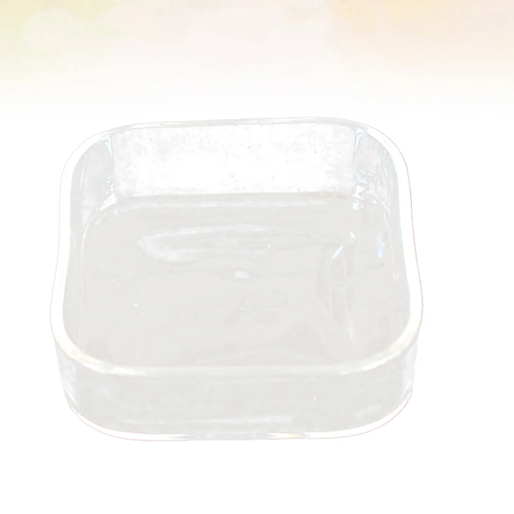Round Feeder Reptile Tortoise Water Bowl Bowls Basin Lizard Pet Glass Small Crawl
Round Feeder Reptile Tortoise Water Bowl Bowls Basin Lizard Pet Glass Small Crawl