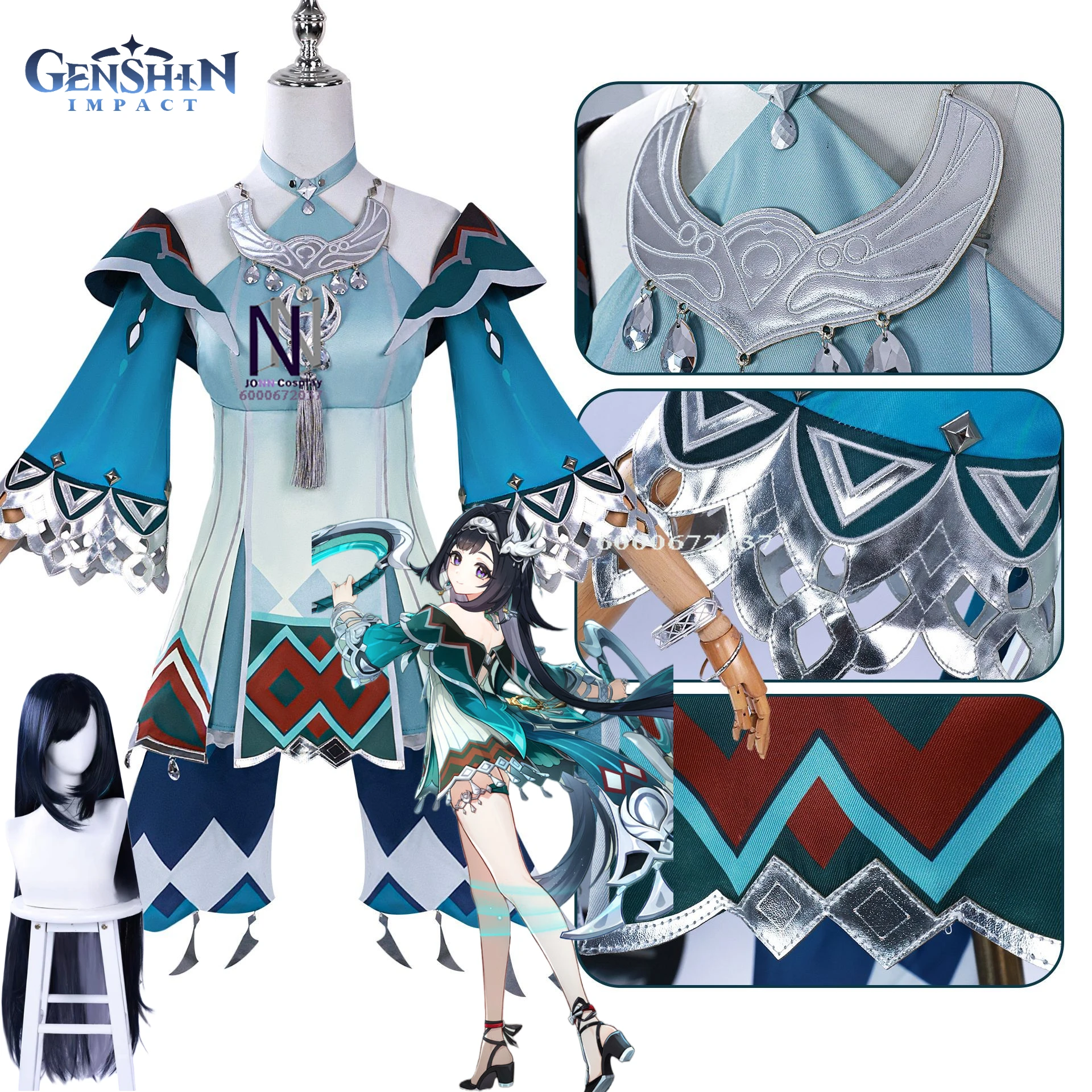 Game Genshin impact LAN YAN Cosplay Costume anime blue clothes Wig new skin high quality Role Play Halloween Party Comic Con
Game Genshin impact LAN YAN Cosplay Costume anime blue clothes Wig new skin high quality Role Play Halloween Party Comic Con