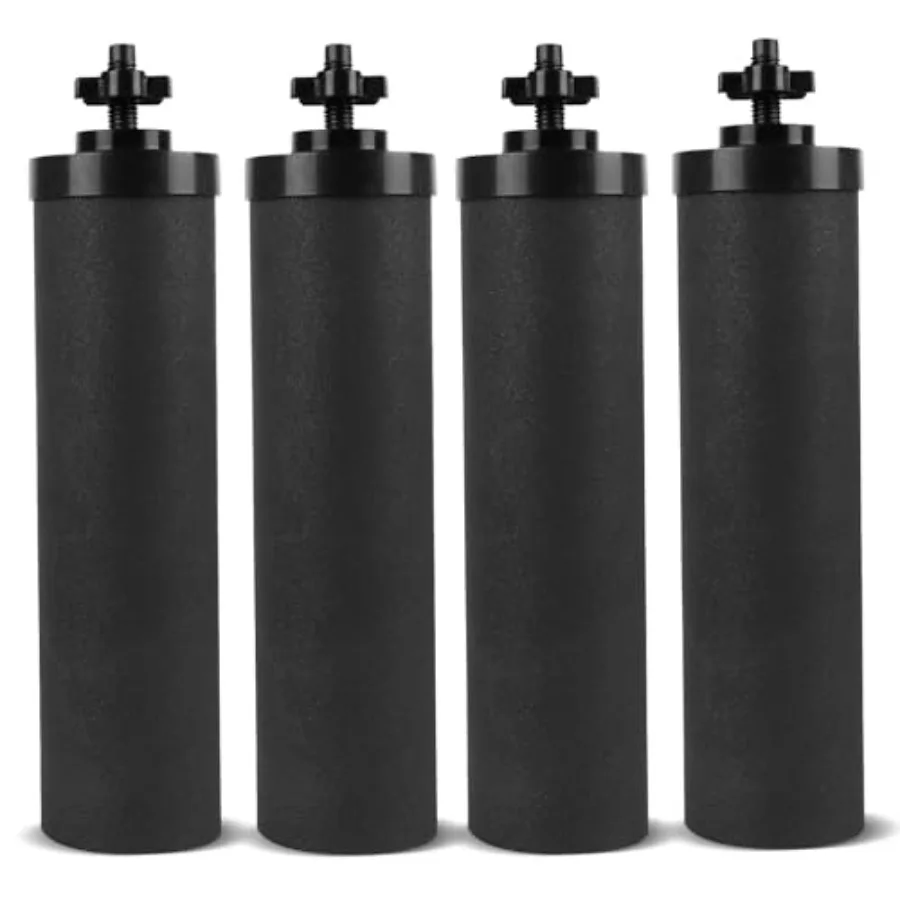 Water Filter Silver Infused Replacement for Berkey® BB9-2® Black Carbon Block Filters SystemCompatible with Berkey® Gravity Cou
Water Filter Silver Infused Replacement for Berkey® BB9-2® Black Carbon Block Filters SystemCompatible with Berkey® Gravity Cou