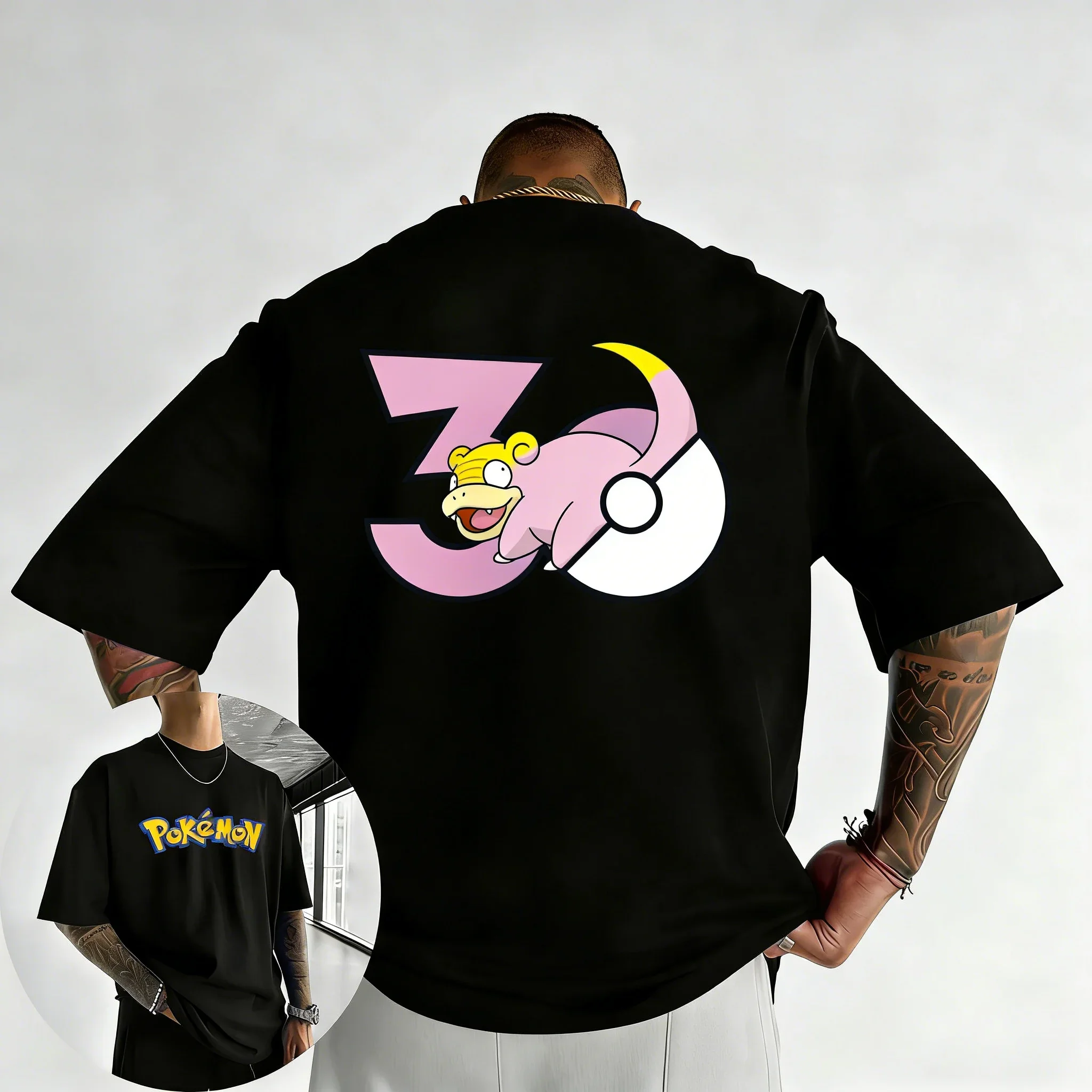 Pokemon 30th Anniversary Slowpunk Printed T-shirt Summer New Men's and Women's Loose Casual Hip Hop Trendy Short Sleeve Top
Pokemon 30th Anniversary Slowpunk Printed T-shirt Summer New Men's and Women's Loose Casual Hip Hop Trendy Short Sleeve Top