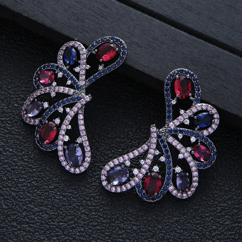 Luxury New Multicolor Flower Earrings For Women Fashion Ear Candy Dubai Earrings Femme Brinco Wholesale Jewelry A19512
Luxury New Multicolor Flower Earrings For Women Fashion Ear Candy Dubai Earrings Femme Brinco Wholesale Jewelry A19512