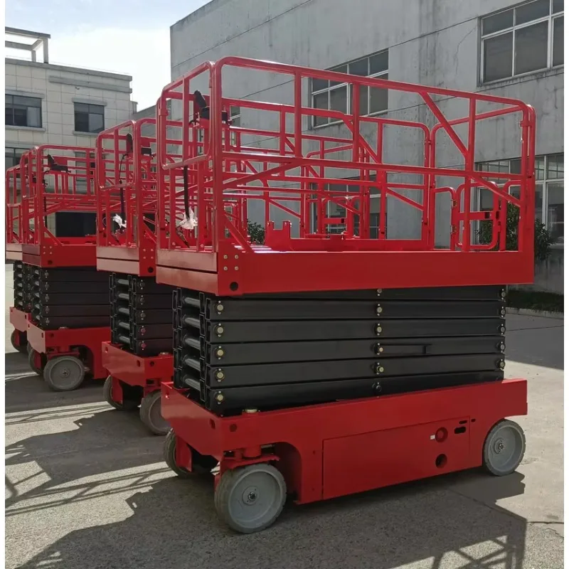 Lifter Portable Work Platform 300kg Elevated Work Platforms 6m 8m 10M 12M 14M Electric Self Propelled Scissor Lift for Sale
Lifter Portable Work Platform 300kg Elevated Work Platforms 6m 8m 10M 12M 14M Electric Self Propelled Scissor Lift for Sale