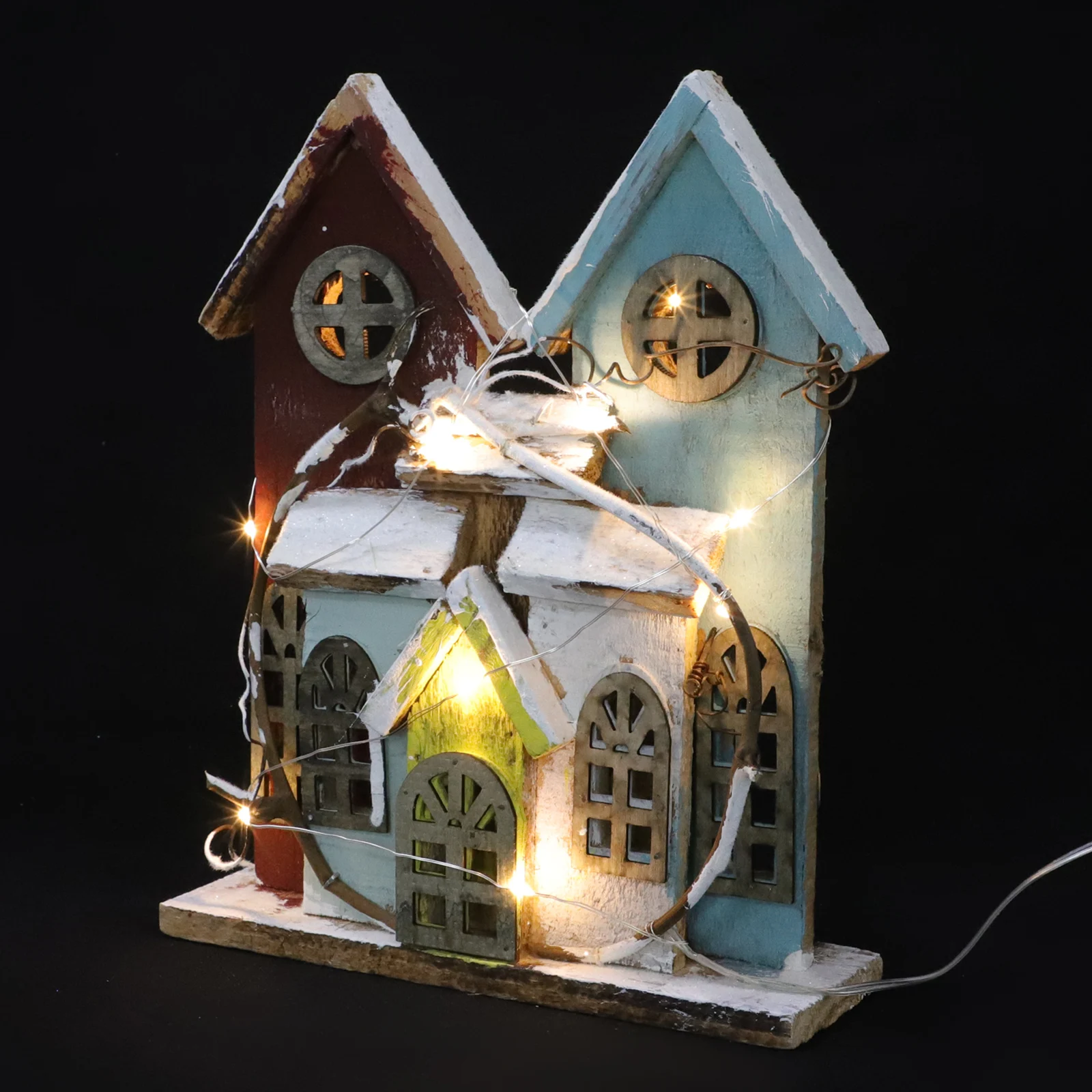 1pc Glowing Cabin Decor Mini Christmas House Shaped Xmas Desktop Ornament Holiday Gifts Festive Office Decor
1pc Glowing Cabin Decor Mini Christmas House Shaped Xmas Desktop Ornament Holiday Gifts Festive Office Decor